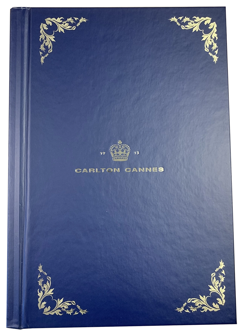 Numérique 10 Dorure sur couverture rigide du logo Carlton