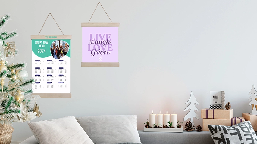 Photos 7 Support d'accroche pour calendrier ou photos