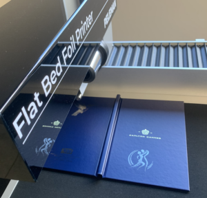 Flat Bed Foil Printer 4 Flat Bed foil Printer en action