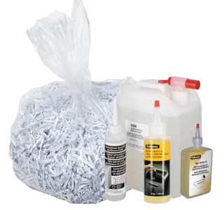 Huiles et sac pour destructeur de documents Huiles et sac pour destructeur de documents
