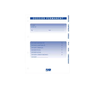 Organisation Comptable – Dossier Permanent Organisation Comptable - Dossier Permanent