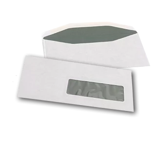 Enveloppe au format 114 x 229 mm fenêtre droite Enveloppe au format 114 x 229 mm fenêtre droite