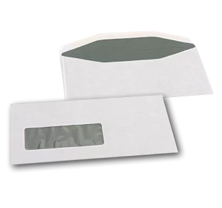 Enveloppe au format 114 x 229 mm fenêtre gauche Enveloppe au format 114 x 229 mm fenêtre gauche
