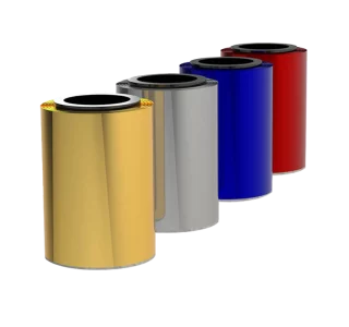 4 rouleaux de film dorure pour Flat Bed Foil Printer 4 rouleaux de film dorure pour Flat Bed Foil Printer